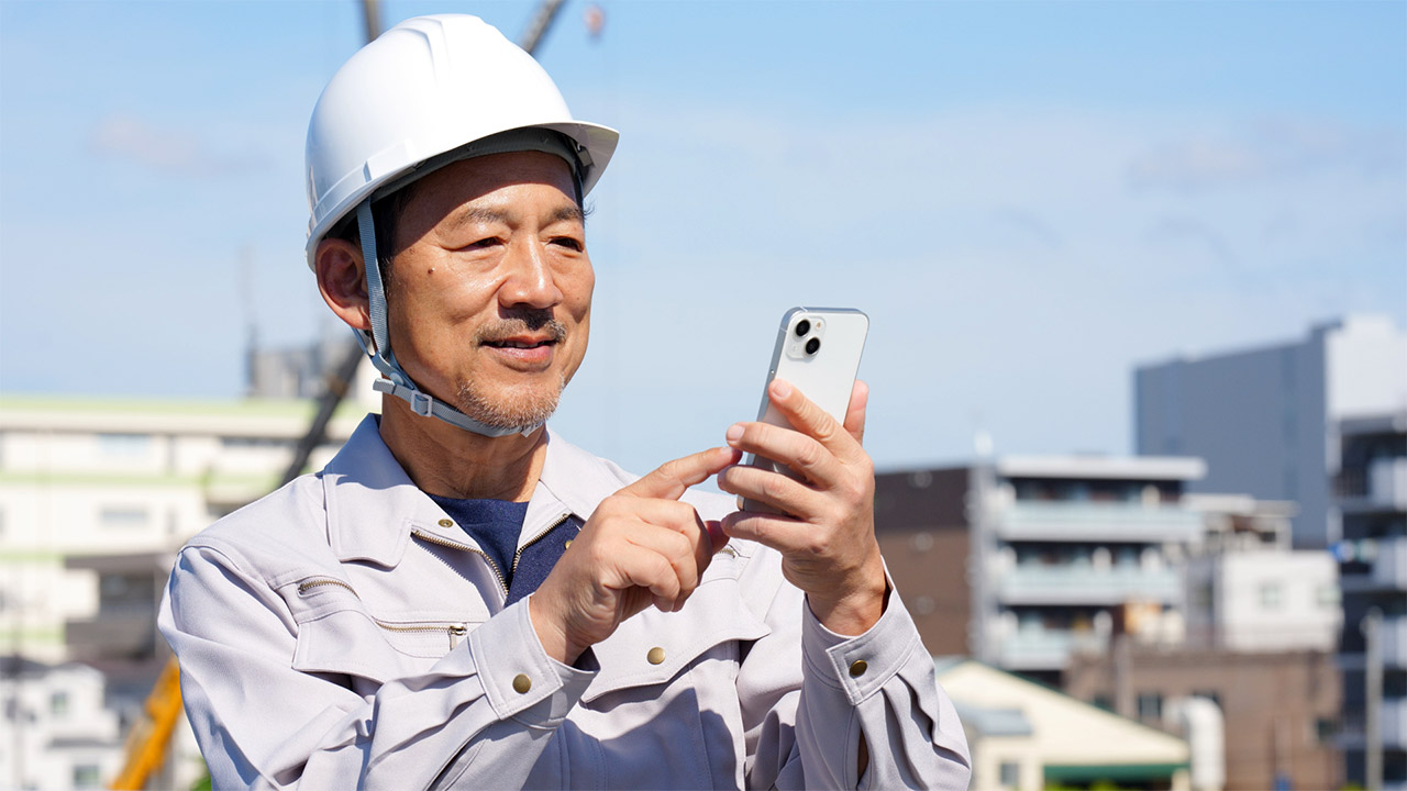 工事写真を現場ごとに整理するイメージ